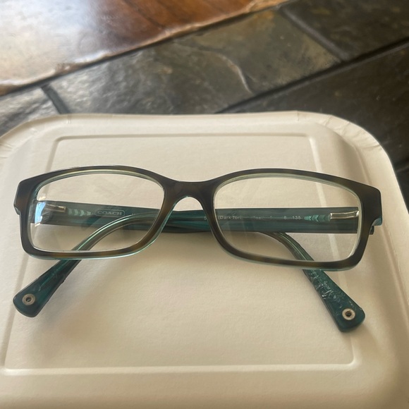 Coach Stylish Teal Glasses - Picture 7 of 7